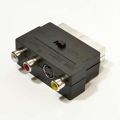 Переходник с SCART на 3RCA