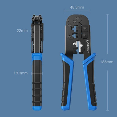Инструмент для обжима кабеля RJ45/RJ11 UGREEN