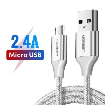 Кабель USB 2.0 - micro USB, 480Mbps, 2A, QC3.0, 18W, 1m US290 (60151) UGREEN