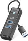 USB 3.0 хаб ORICO 2xUSB-A + USB-C, 0.15m (PWC2U-U3-015-BK-EP)