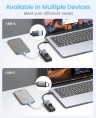 USB 3.0 хаб ORICO 2xUSB-A + USB-C, 0.15m (PWC2U-U3-015-BK-EP)