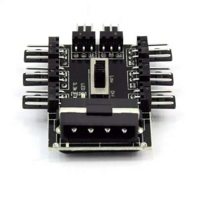 Шим контроллер splitter на 8FAN, Molex