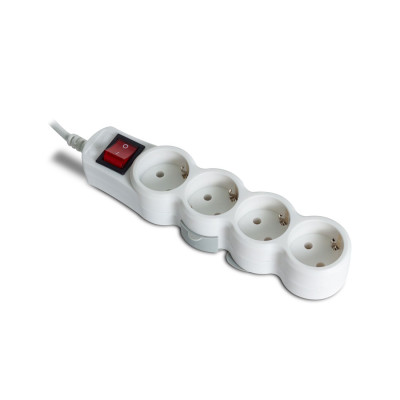 Сетевой фильтр, iPower, Home W4-18M, 4 розеток, 1,8 метров