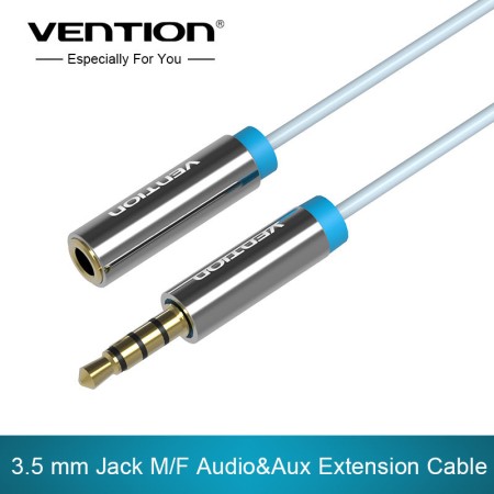 Кабель Audio(m) 3.5mm - Audio(f) 3.5mm, 3m., Vention