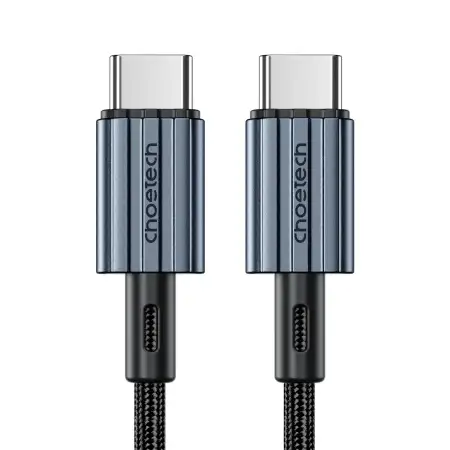 Кабель USB C - USB C, 480Mbps, 3A, QC4.0/PD3.0, 60W, 1.2m (XCC-1014) Choetech
