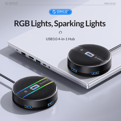 USB 3.0 хаб ORICO (YS2-U3-03-BK-BP)