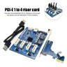 Плата расширения PCI-E x1 to 4 PCI-E x1 (Splitter 1x4)