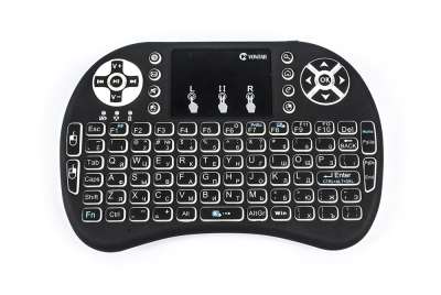 Клавиатура беспроводная Rii mini i8 (русские буквы) + Air mouse TouchPad