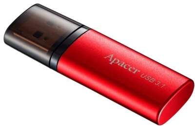 USB-накопитель, Apacer, AH25B, AP32GAH25BR-1, 32GB, USB 3.1, Красный