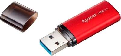 USB-накопитель, Apacer, AH25B, AP32GAH25BR-1, 32GB, USB 3.1, Красный